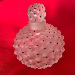 Lalique CACTUS perfume bottle… signed and has original sticker on the bottom